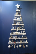 Load image into Gallery viewer, White Artisan Wall Christmas Tree