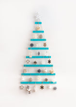 Load image into Gallery viewer, Turquoise Artisan Wall Christmas Tree