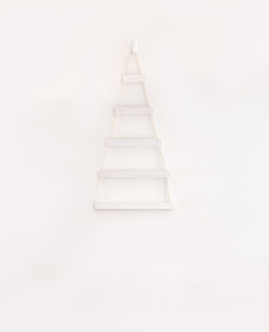 White Artisan Wall Christmas Tree