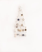 Load image into Gallery viewer, White Artisan Wall Christmas Tree