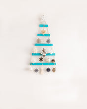 Load image into Gallery viewer, Turquoise Artisan Wall Christmas Tree