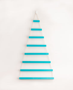 Turquoise Artisan Wall Christmas Tree
