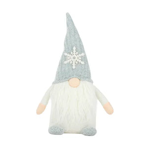 Sitting Gnome - Grey and Blue