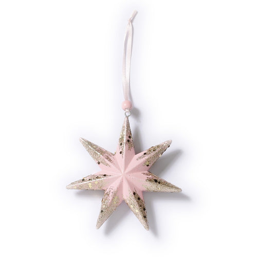 Noble Rose Glitter Star Hanger