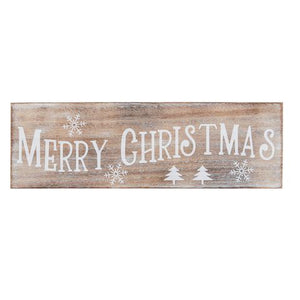 Merry Christmas Wooden Hanging Sign