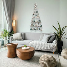 Load image into Gallery viewer, Wall Tree and Decoration Bundle -  White, Silver and Frosty Blue