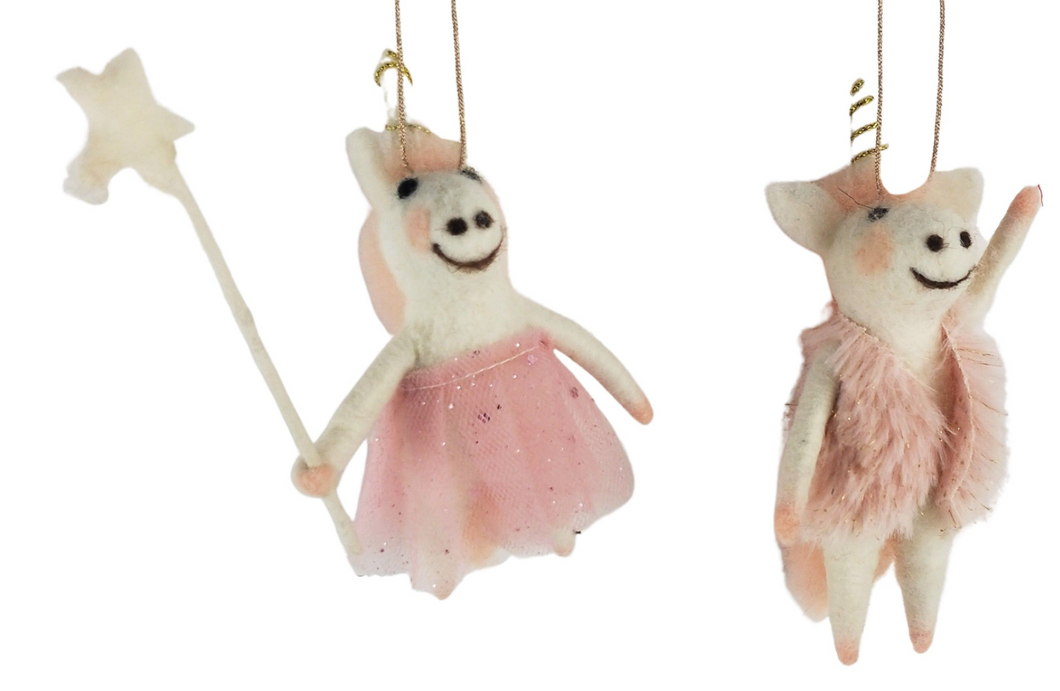 Pretty Unicorns Hanging Decoration - Set of 2