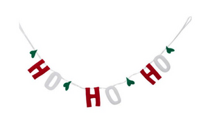 HO HO HO Felt Garland 120 cm