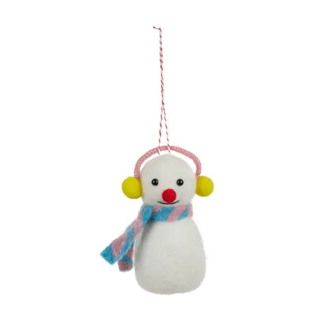 Felt Snowman Decorations