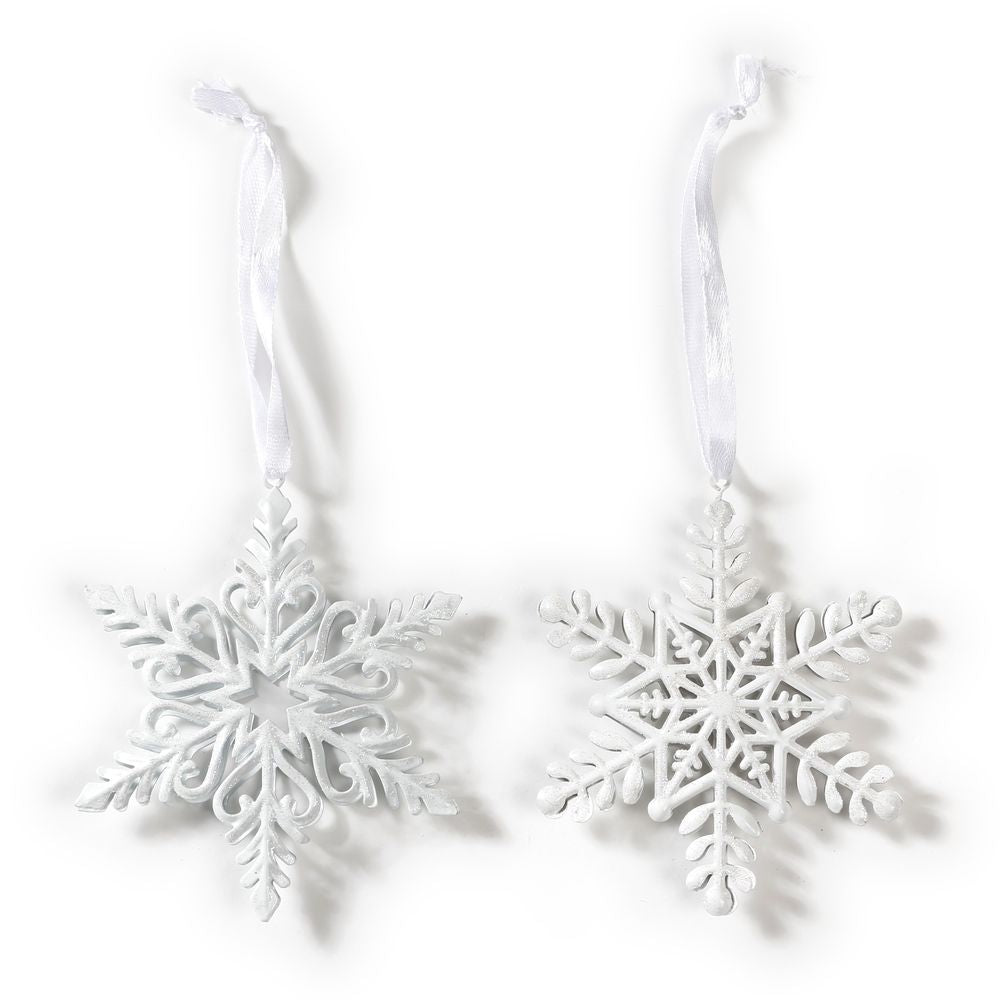 White Snowflake - Set of 2