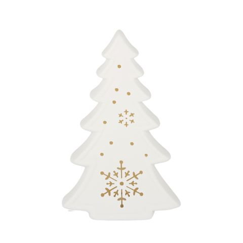 Porcelain Tree in White