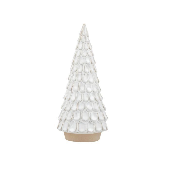 Cone Tree Cream Ceramic – Artisan Wall Decor