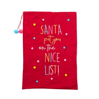 Santa Sack - Santa Put You On The Nice List